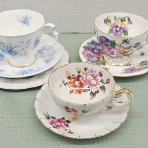 Vintage Teacups & Saucers