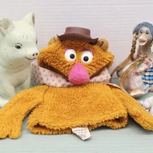 Vintage Fozzie Bear Hand Puppet Lot