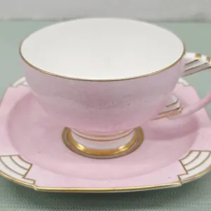 Vintage Deco-Style Paragon Teacup & Saucer