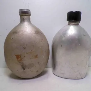WWII Era US Military Aluminum Canteen w/Lid Japan