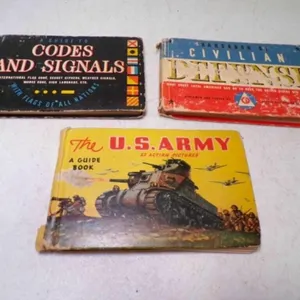 3 1942 WWII Era Military Educational Materials