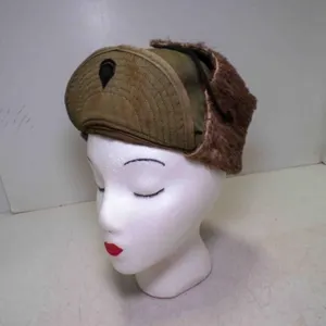 Vintage US Army M-51 Field Pile Cap Wool Ear Flaps