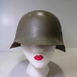 WWII German M42 Stahlhelm Helmet NO Liner