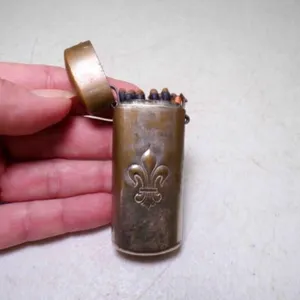Antique Victorian Era Pocket Vesta Case Match Safe