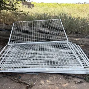 (7) Metal Wire Panels 86� x 56.5�