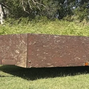Homemade Trailer on Pop-Up Camper Frame