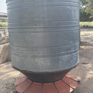 Pride of the Farm Galvanized Metal Hog Feeder