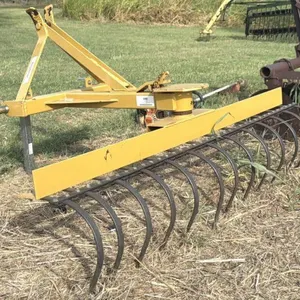 King Kutter 6� Yard Rake Square Tube