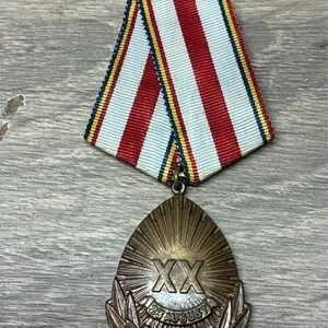 Romanian Medal Honouring 20th Anniversary Of The