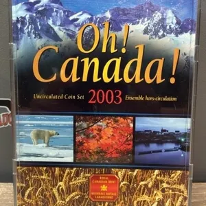 RCM Oh! Canada! 2003 Coin Set.