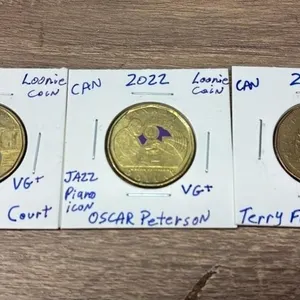 3 Commemorative Canada $1 Coins.