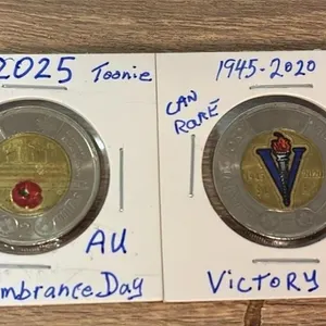 2 Commemorative Canada $2 Coins.