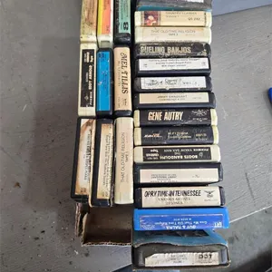 Lot of 24 old 8 track tapes