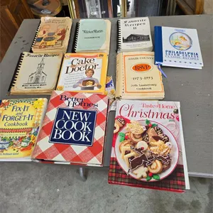 Lot of 10 recipe books