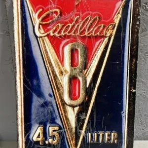 Vintage Cadillac sign - 12x18in