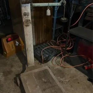 Vintage weight scale with weights