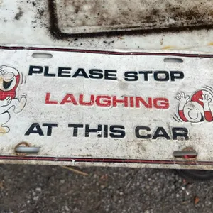 Humorous license plate