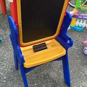 Childrens chalk/dry erase board