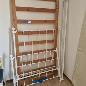 Metal and Wood Bed Frame