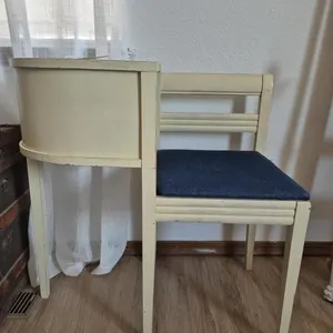 Telephone Stand Chair with Storage - Cream