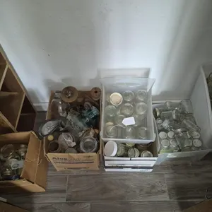 Vintage Glass Jars and Canning Supplies