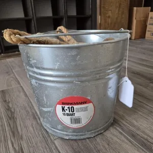 Brinkmann K-10 10 Quart Galvanized Metal Pail