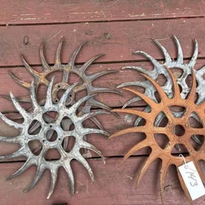 Cast Iron Rotary Hoe Wheels