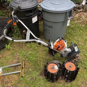 Stihl MM55C Tiller & attachments
