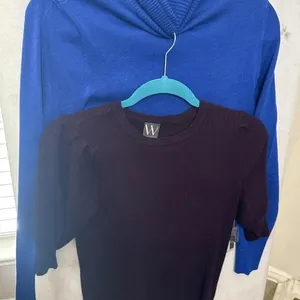 (2) Sz M Sweaters Includes (1) NWT Worthington