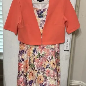 NWT SZ PM Perceptions New York 2 pc set Dress