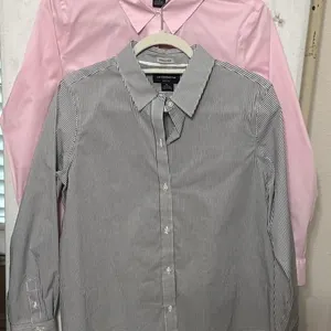 (2) Sz PL Liz Claiborne Career botton up long