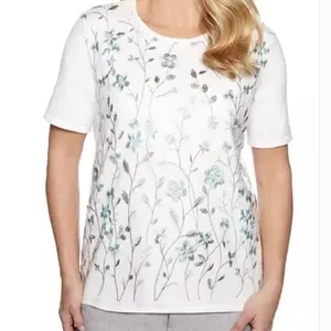 NWT Sz PM Alfred Dunner Versailles Floral Mesh