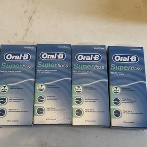 (4) Oral B Super Floss Dental Floss
