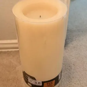 Candle Impressions Flameless Wax Pillar Candle