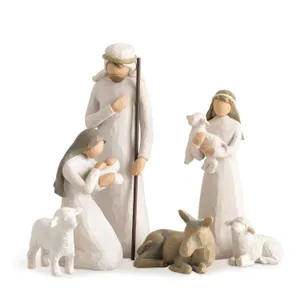 Willow Tree 6 piece Nativity Sculpted Hand Painted