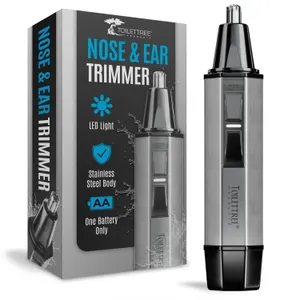 ToiletTree Products Nose Hair Trimmer with LED