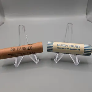 Unopened Vintage Bank Coin Rolls - Nickels & Pennies