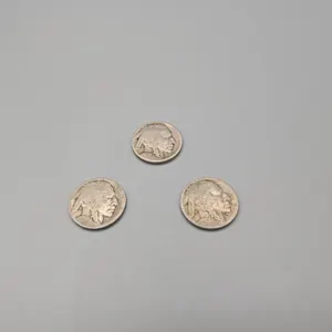 Three Buffalo Nickels
