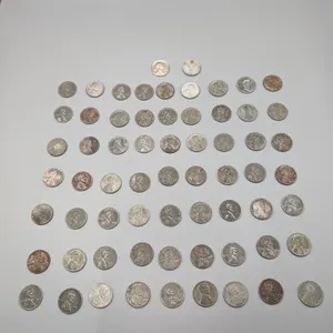 Assorted lot of 1943 steel wheat pennies