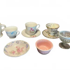 Teacups, Bowls, Glassware, and Clean