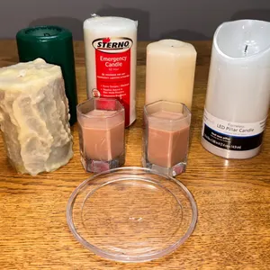 Various Candles in Assorted Sizes and Colors