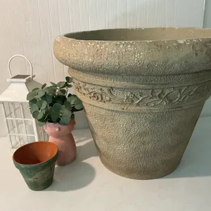 Pots, Planters, and Solar-Powered Lantern
