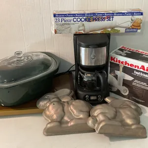 Kitchen and Baking Accessories Featuring KitchenAid, Cookie Press, and More