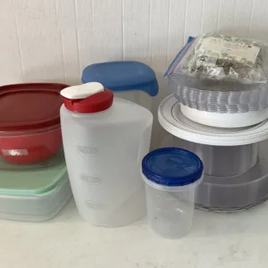 Plasticware, Storage Containers, and Disposable Plates