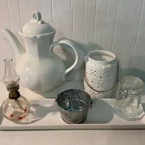 Ceramic, Glass, and Metal Tabletop Items