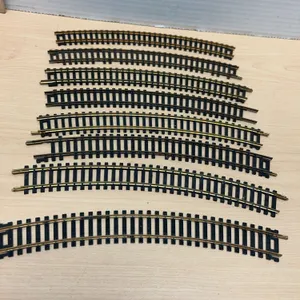 HO Scale Curved Track Lot Featuring 8 Sections by Atlas and Bachmann, Snap Track Models