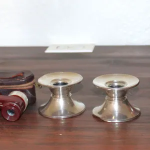 Coral, Binoculars, Gorham Weighted Sterling Candlesticks