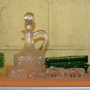 Glassware and Metal Serving Items