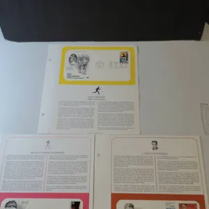 Postal Commemorative Society Collection: 1996 First Day Covers – Marathon, Breast Cancer, Fitzgerald
