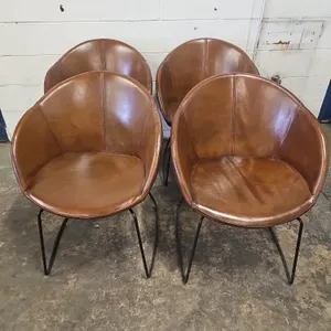 Faux Leather Chairs
